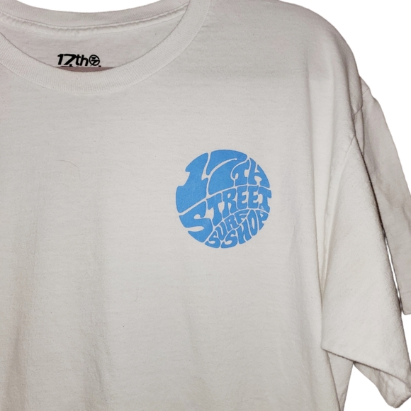 17th Street Surf Shop Bright White tee - Picture 2 of 4